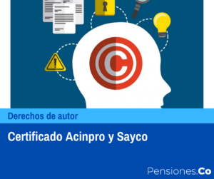 Certificado Acinpro y Sayco